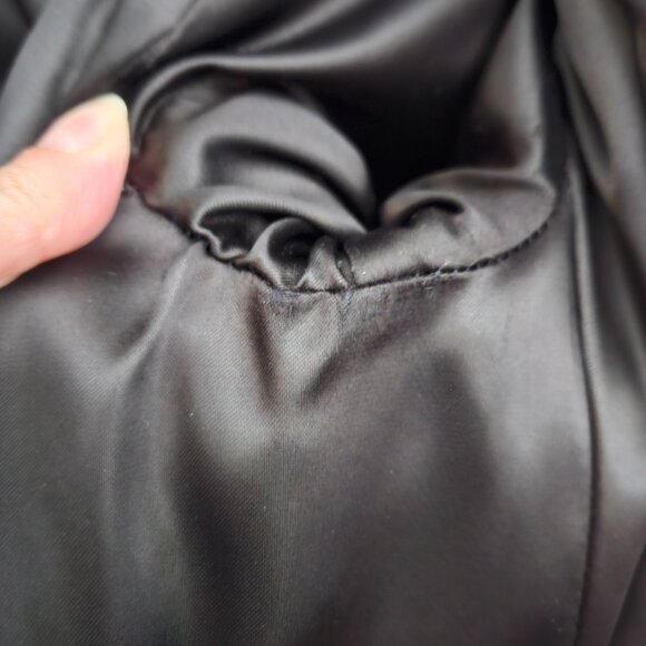 DONATED: Denise Originals Black Women's Coat -100% Pure Chinese Cashmere - Picture 13 of 16